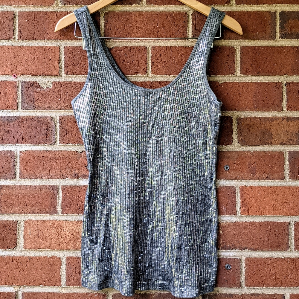 Sequin Tank Top